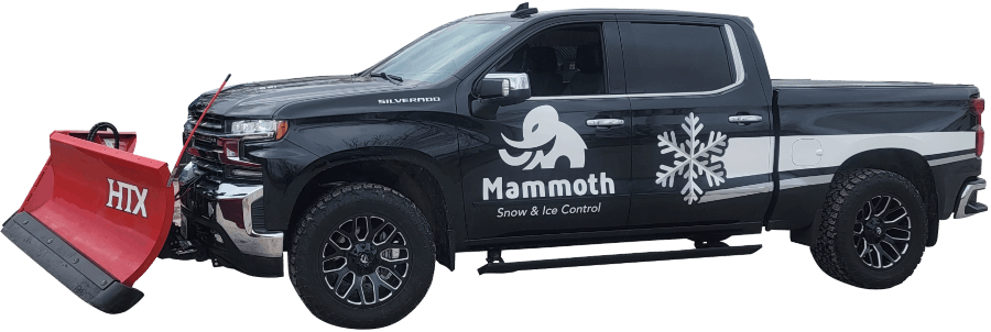 Mammoth Snow & Ice Control work truck